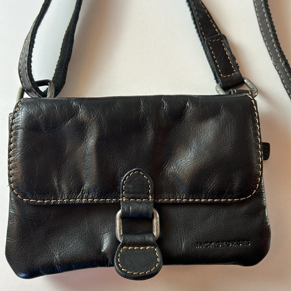 Jack George Voyager Mini Crossbody, black, very good condition - Picture 3 of 7